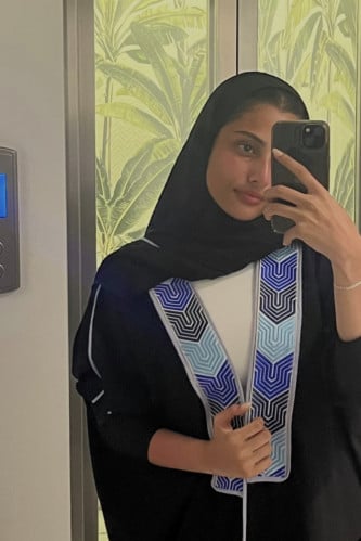 Shades of Blue Abaya