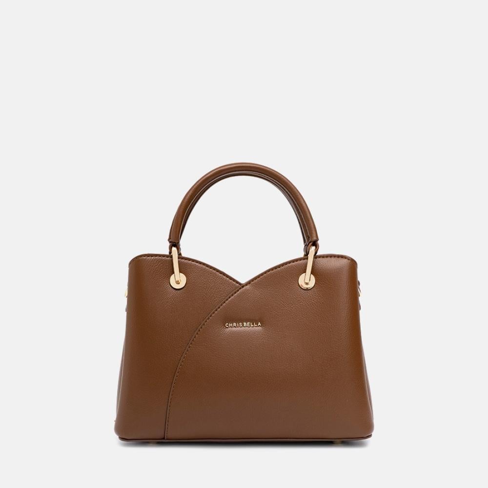 شنطة نسائية بلون بني