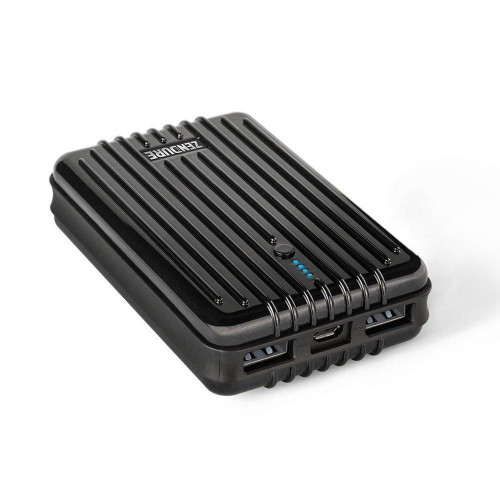 شاحن متنقل من زندور بقوة 10000 ملي امبير - أسود