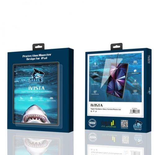 ستيكر حماية ايباد 12.9 انش من SHARKS - حماية شاشة...