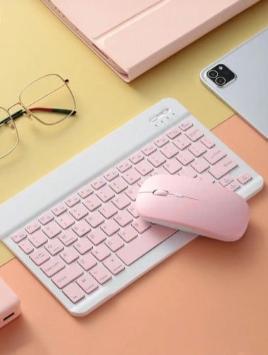 كيبورد لاسلكي مع ماوس لجميع الاجهزة