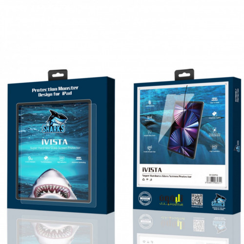 Sharks- استكر حماية آيباد لكل المقاسات