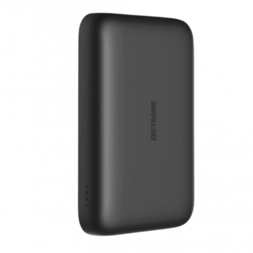 لكترونيك- بطارية متنقلة لاسلكية مغناطيسية - أسود