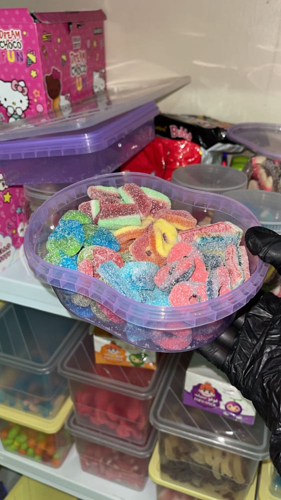 بوكس جيلي مشكل فاكهة اسبانية