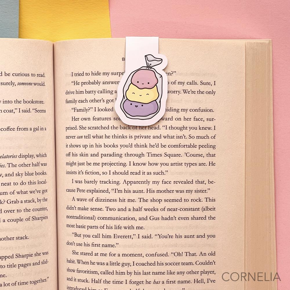 فاصل كتاب مغناطيس- Kawaii Candy Shop Cotton Candy Together