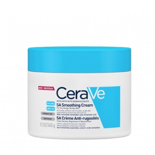 كريم مرطب للبشرة الجافة والخشنة مع بحمض الساليسيليك من سيرافي 340