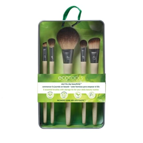 مجموعة فرش مكياج 5قطع من ايكوتولز-متوفر لدى متجر joelle