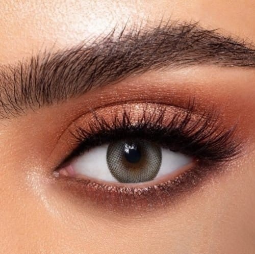 عدسات ملونة يومية لون خاكي من ذهب P8#