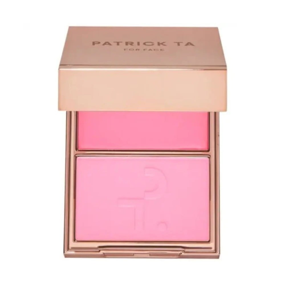 باتريك تا أحمر الخدود الثنائي المزدوج للكريم وبودرة - JUST ENOUGH