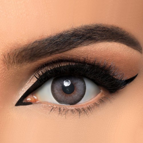 عدسات يومية لون جراي  من ذهب 33#