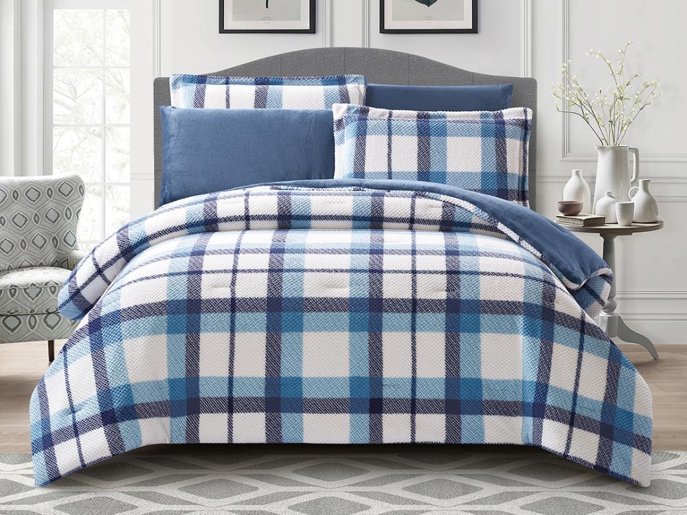 مفرش كايا شتوي مقاس مفرد ونص 4 قطع