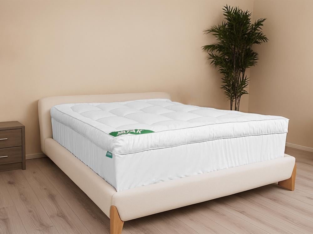 لباد ياتاك القطن الفاخر 8 سم 140×200 - مفرد ونص