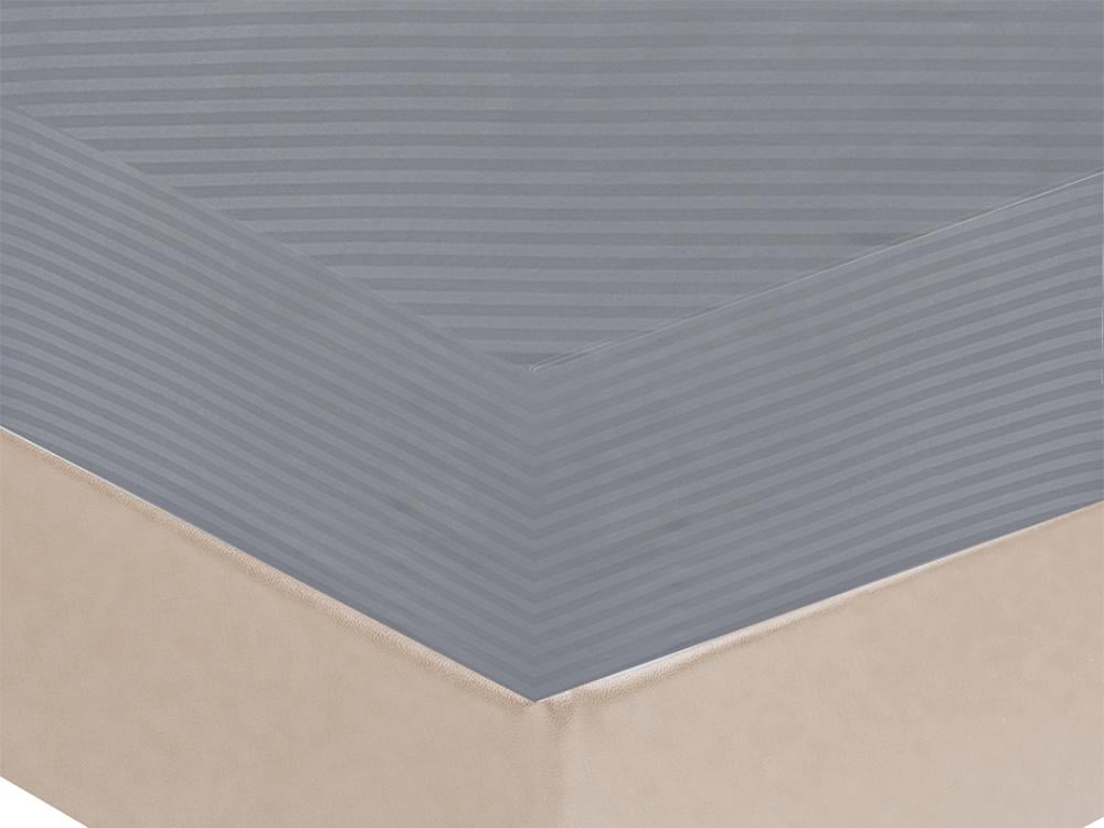 مفرش نيلسون فندقي مفرد 5 قطع - رمادي فاتح