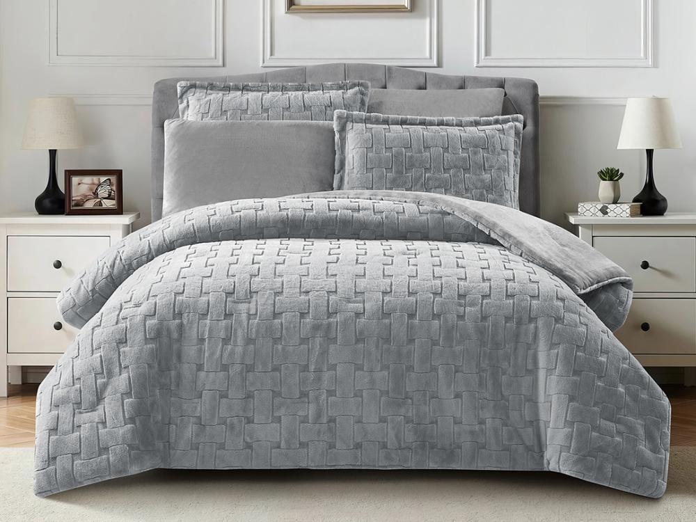 مفرش كايا شتوي مقاس مفرد 4 قطع