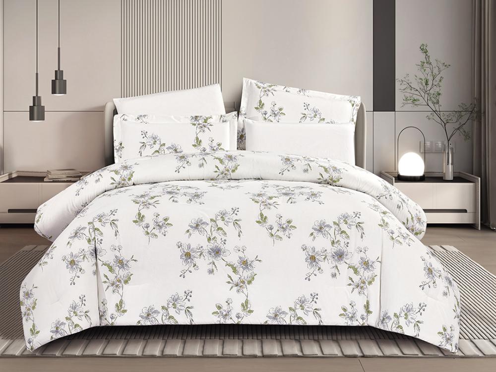 مفرش اريانا صيفي مفرد من خامة القطن 4 قطع