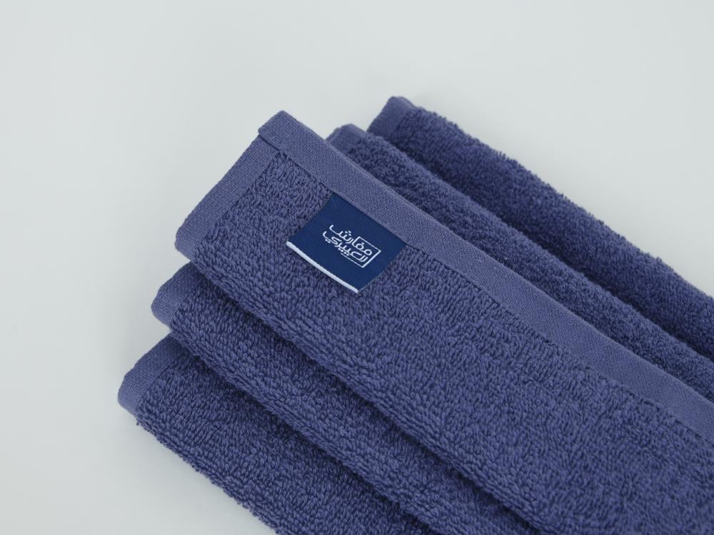 منشفة سيلفا القياسية من خامة القطن - ازرق
