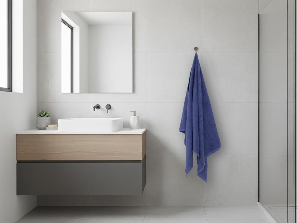 منشفة سيلفا القياسية من خامة القطن - ازرق