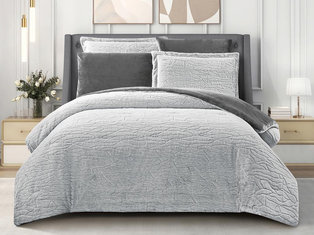 مفرش كايا شتوي مقاس مفرد ونص 4 قطع