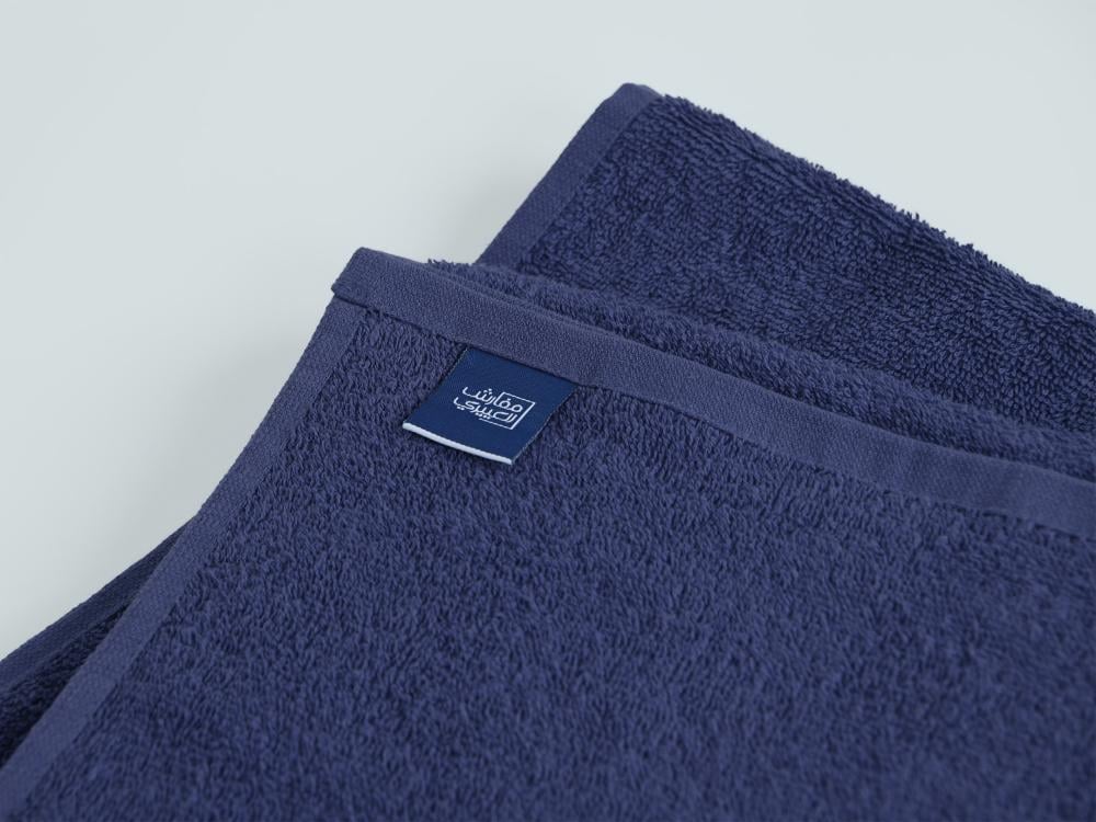 منشفة سيلفا القياسية من خامة القطن - ازرق