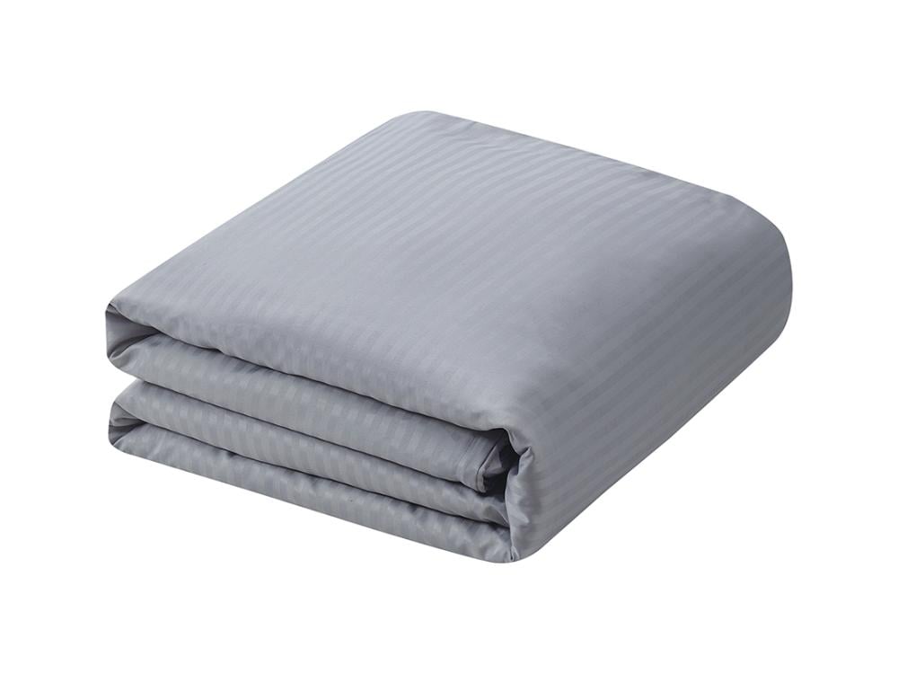 مفرش نيلسون فندقي مفرد 5 قطع - رمادي فاتح