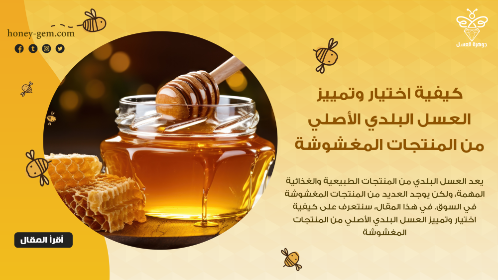 كيفية اختيار وتمييز العسل البلدي الأصلي من المنتجات المغشوشة