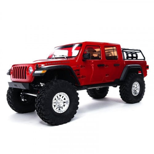 1/10 SCX10 III Jeep JT Gladiator Rock Crawler with Portals RTR (red)