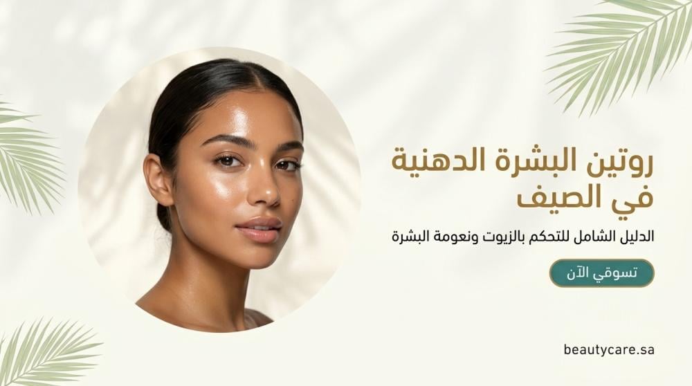 روتين البشرة الدهنية في الصيف