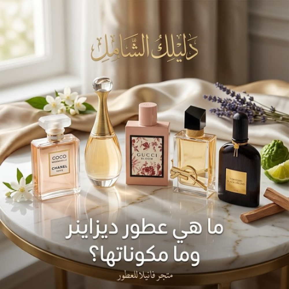 ما هي عطور ديزاينر وما مكوناتها 2026 | دليل شامل مع فانيلا