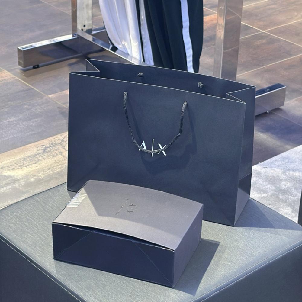 محفظة بطاقات وكاش ارماني اكسشينج