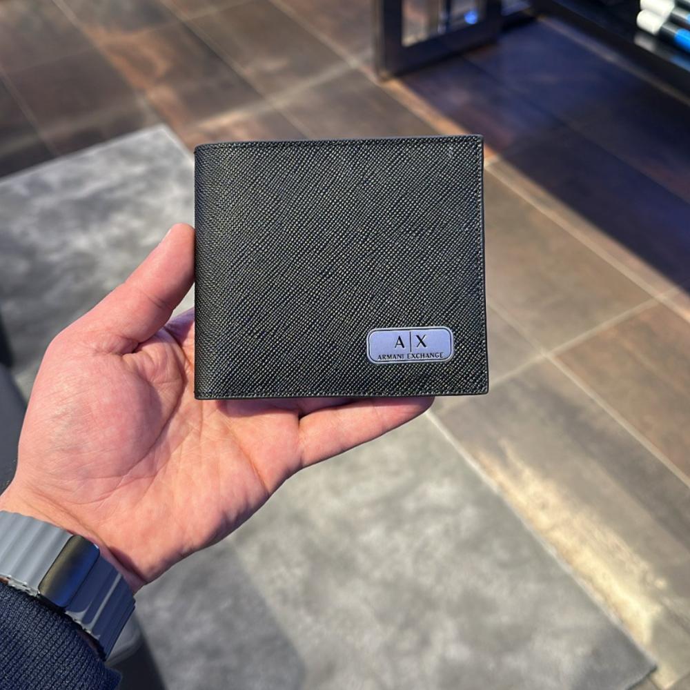 محفظة بطاقات وكاش ارماني اكسشينج