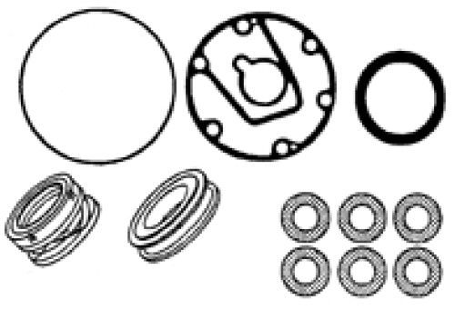 #10077A طقم اصلاح كمبروسر l COMPRESSOR SEAL KIT CHRYSLER E5090 C171 6E171 W-WAVE