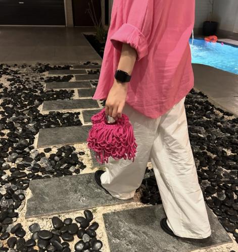 Mini Shaggy - Fuchsia