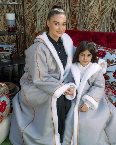 طقم شتوي للأم والبنت