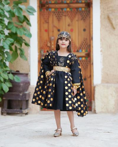 فستان يوم التأسيس ملكي( بناتي )