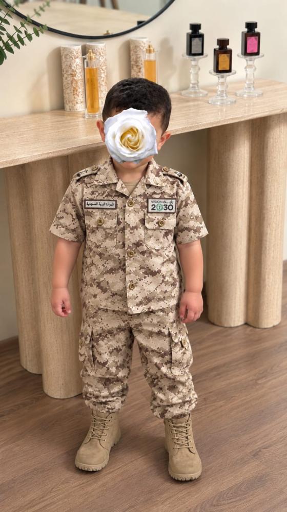 بدلة القوات البرية الصحراوية للأطفال