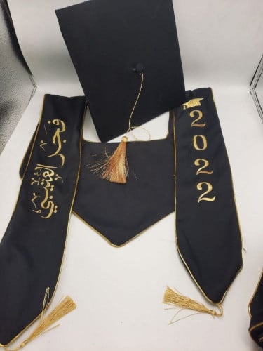 وشاح تخرج _قبعه ساده