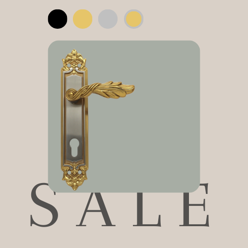 مقبض باب تركي كلاسيك ثقيل KAN موديل 160.02