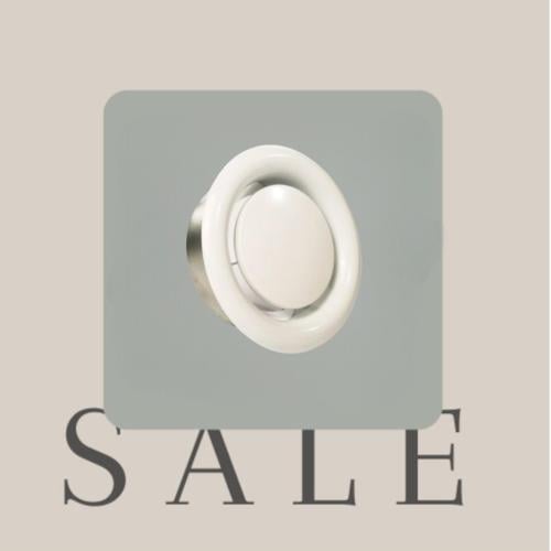 غطاء مروحة شفط دائري بيج 4"(غالق فتحة مروحه)