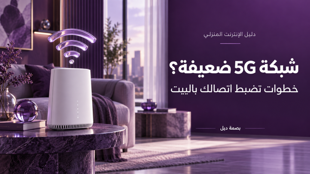 حل ضعف شبكة 5G في البيت: كيف تعرف السبب قبل تغيّر الباقة؟