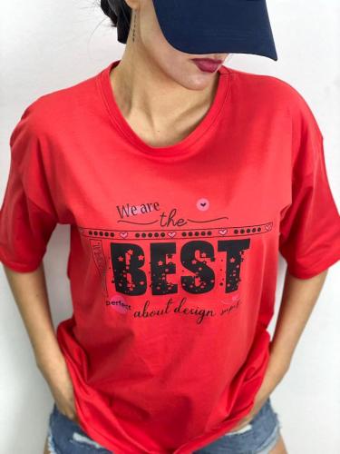 تيشيرت نسائي بطبعة WE ARE THE BEST - صناعة تركية -...