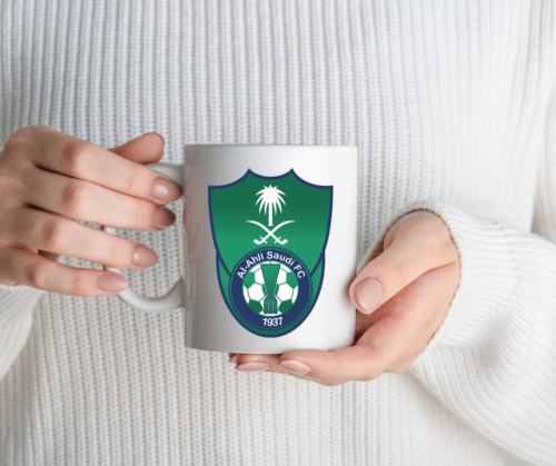 كوب ابيض سيراميك الاهلي