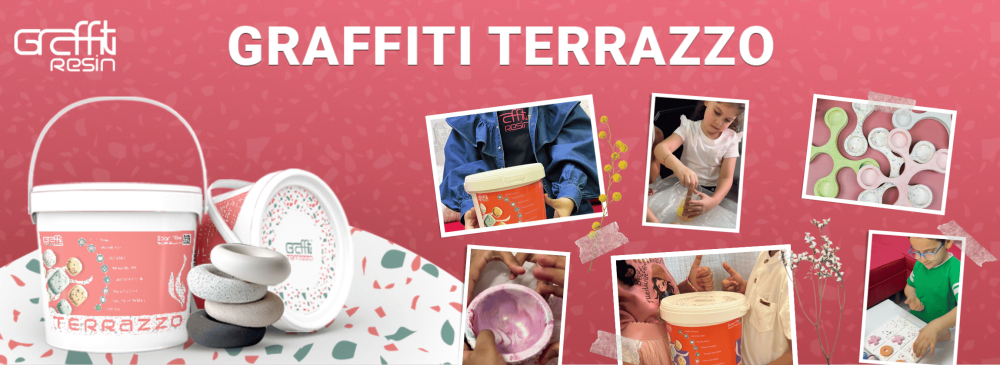 جرافيتي تيرازو/Graffiti Terrazzo عالم من الألوان والإبداع بين يديّ أطفالك!