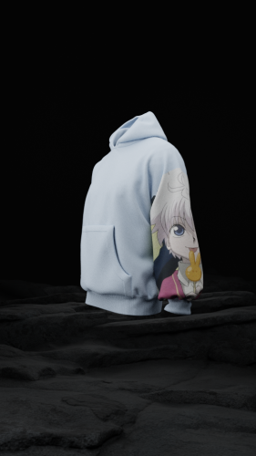 هودي تطريز الأكمام  HxH - Killua