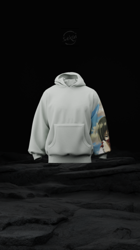 هودي تطريز الأكمام Attack on Titan - Mikasa