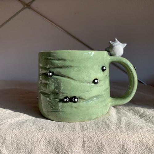 Totoro and Susuwatari Mug 400ml