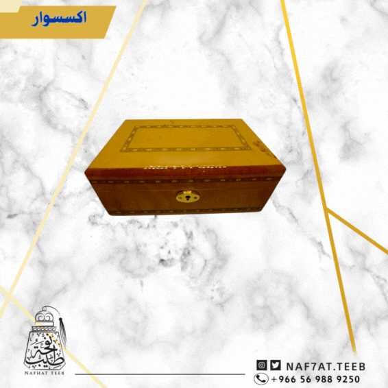 صندوق خشبي موزايك حجم ثمن