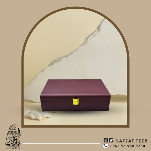 صندوق خشبي فاخر وسط