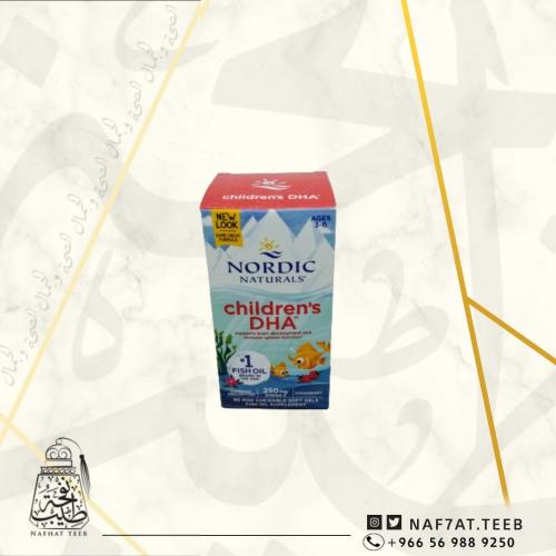 نورديك ناتورالز‏, حمض الدوكوساهكسانويك للأطفال، الذين يتراوح عمرهم من 3-6 سنوات، نكهة الفراولة، 250 ملجم، 180 كبسولة هلامية صغيرة