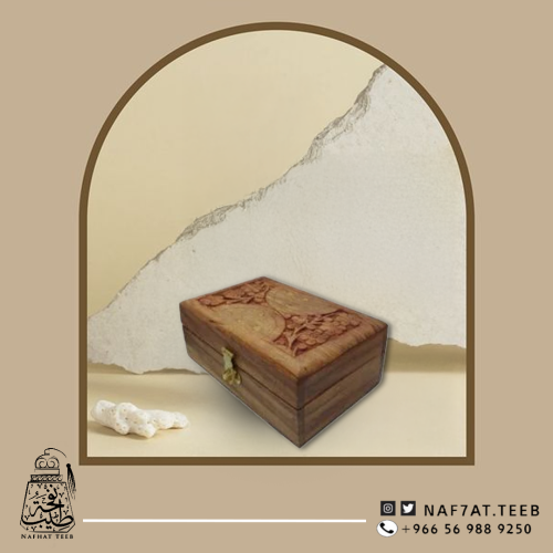 صندوق خشبي هندي مبطن بالمخمل15×10