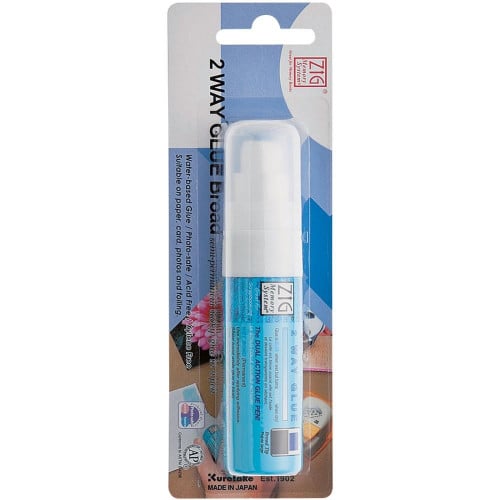 Zig 2-Way Glue Pen Carded Jumbo Tip MSB30M1P